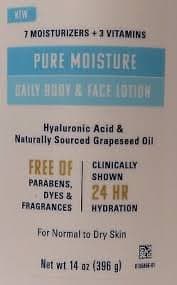 Gold Bond Pure Moisture Lotion, 14 oz (396 g)