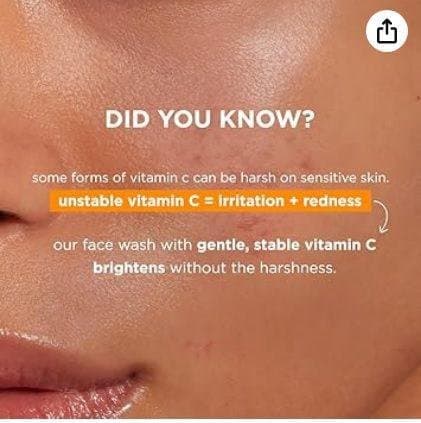 Simple Vitamin C Glow Facial Wash 150ml