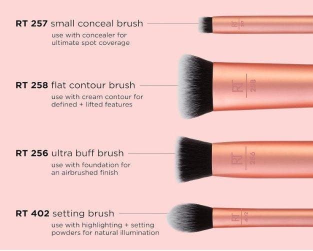 Real Techniques Face Base Set ( 4 brushes )