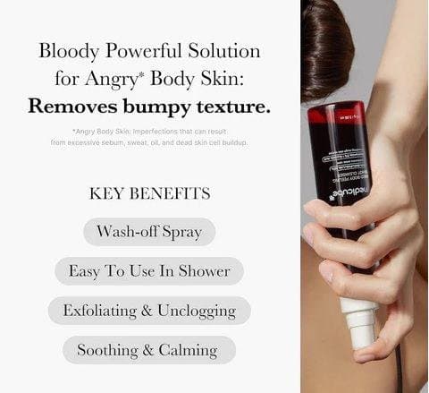 medicube red acne body peeling shot 110g