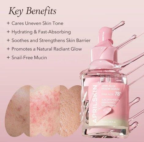 APRILSKIN PINK ALOE MUCIN SERUM 30ML