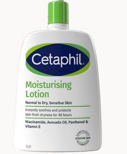 Cetaphil Moisturising Lotion 1000ml (Lliter)