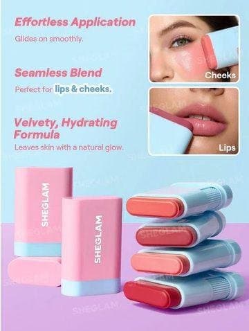 Sheglam Glass Glow Blush Stick - Cherry Express